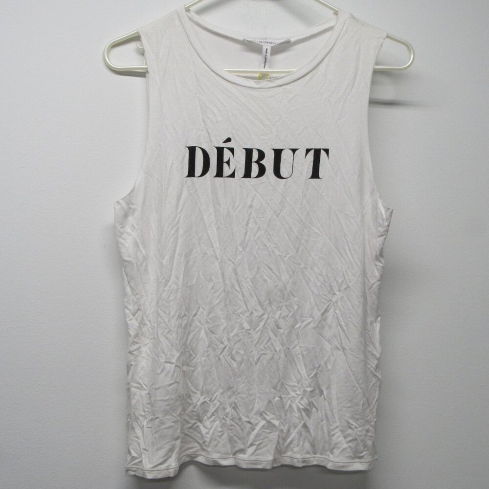 NWT BCBGeneration BCBG Debut Fin Start End Optic White Tank Top Women's XS